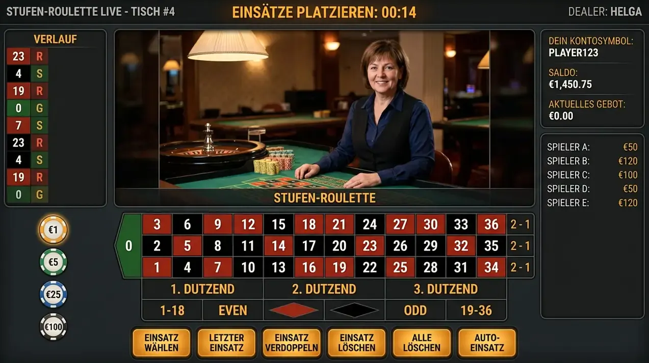 Live Casino Tische — Cashiopeia